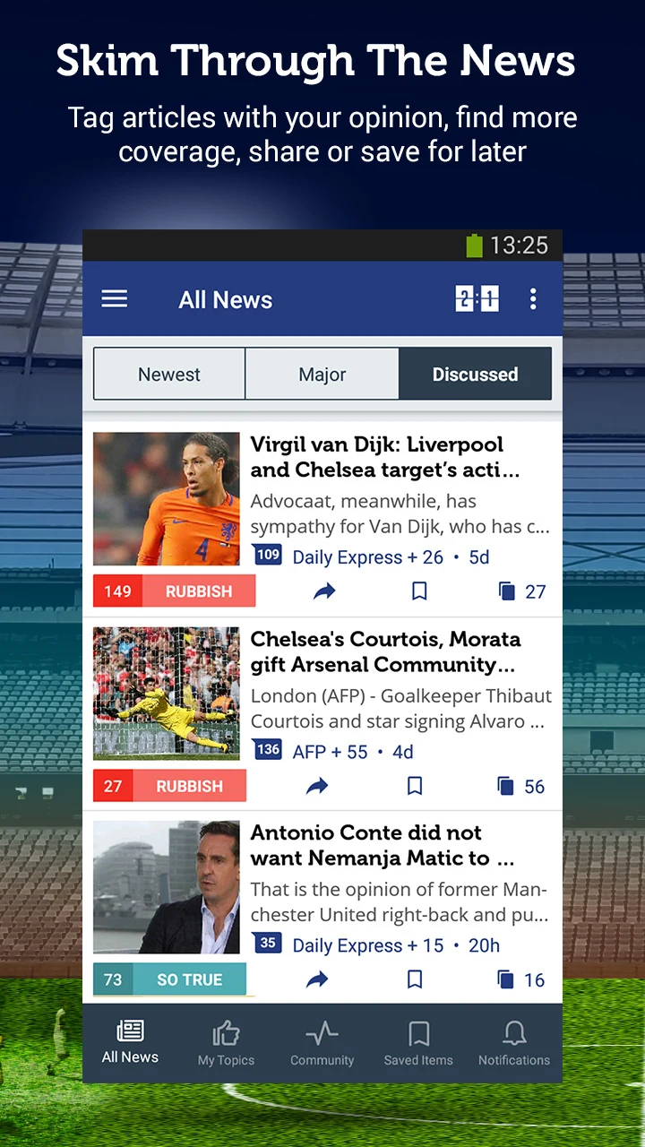 Chelsea Football News & Scores screenshot