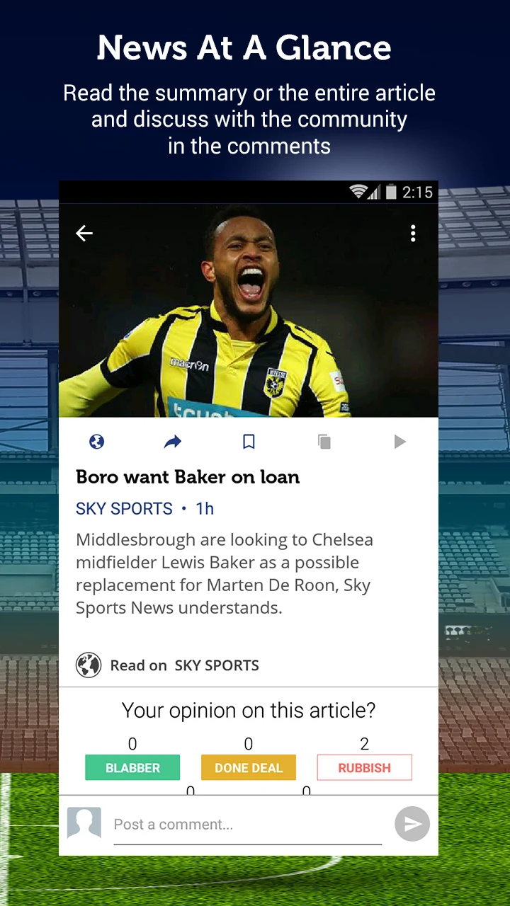 Chelsea Football News & Scores screenshot